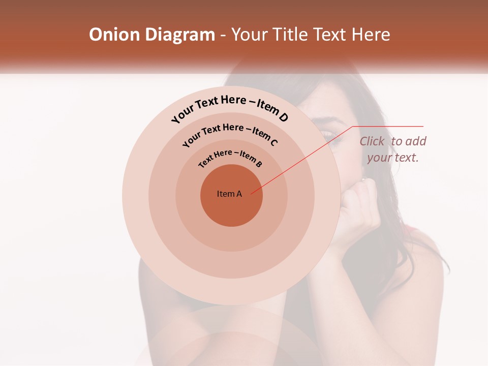 A Woman Is Posing For A Picture With Her Hands On Her Face PowerPoint Template