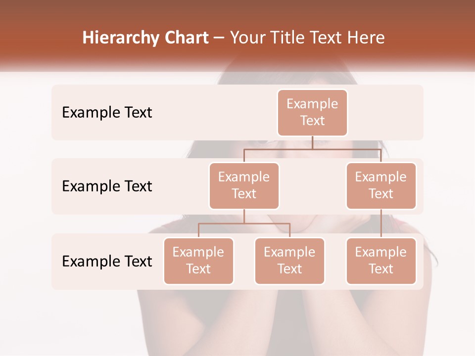 A Woman Is Posing For A Picture With Her Hands On Her Face PowerPoint Template