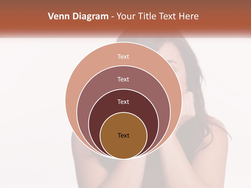 A Woman Is Posing For A Picture With Her Hands On Her Face PowerPoint Template