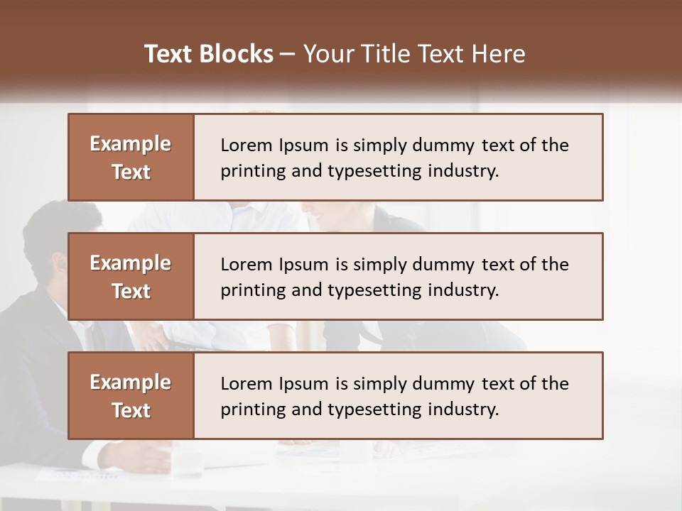 A Group Of People Sitting Around A Table With A Laptop PowerPoint Template