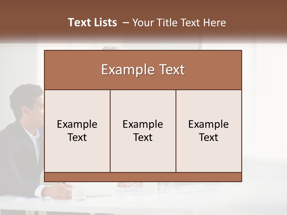 A Group Of People Sitting Around A Table With A Laptop PowerPoint Template