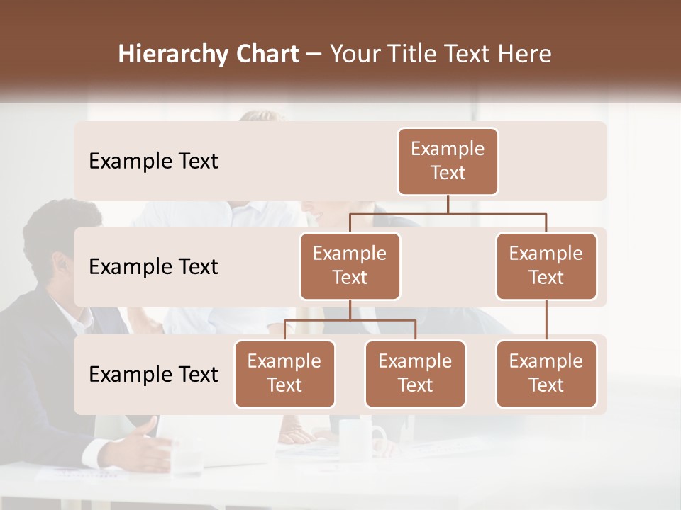 A Group Of People Sitting Around A Table With A Laptop PowerPoint Template