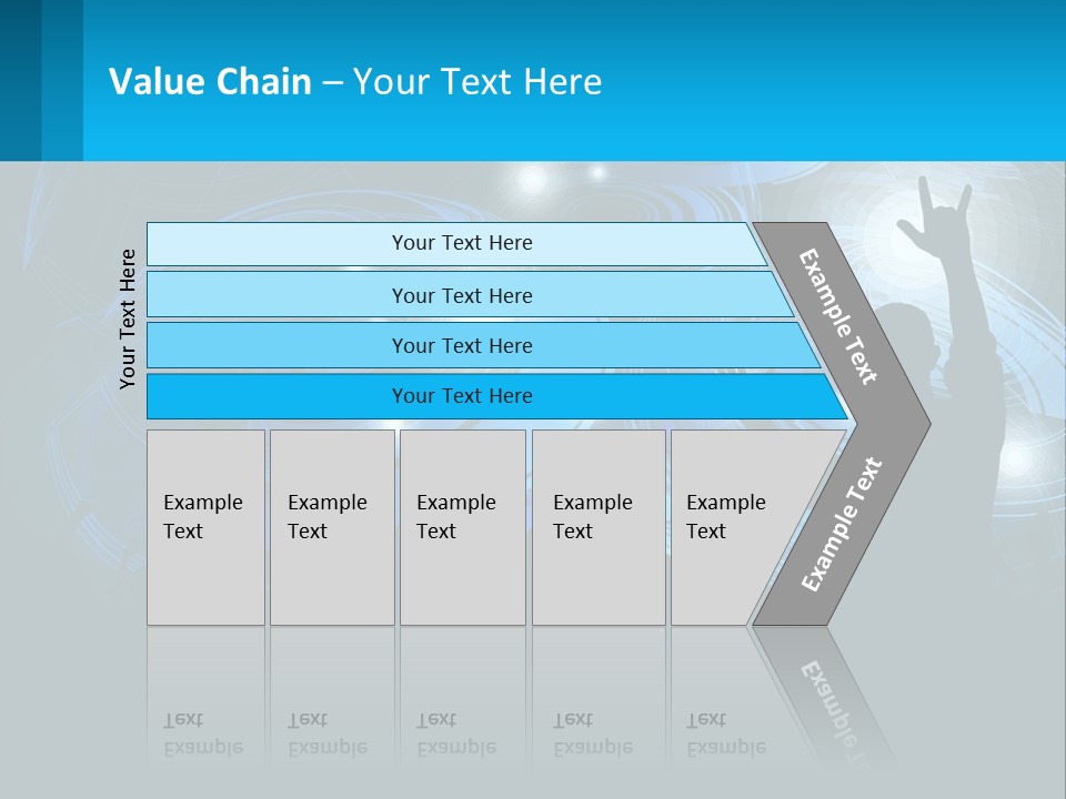 A Silhouette Of A Person At A Concert PowerPoint Template