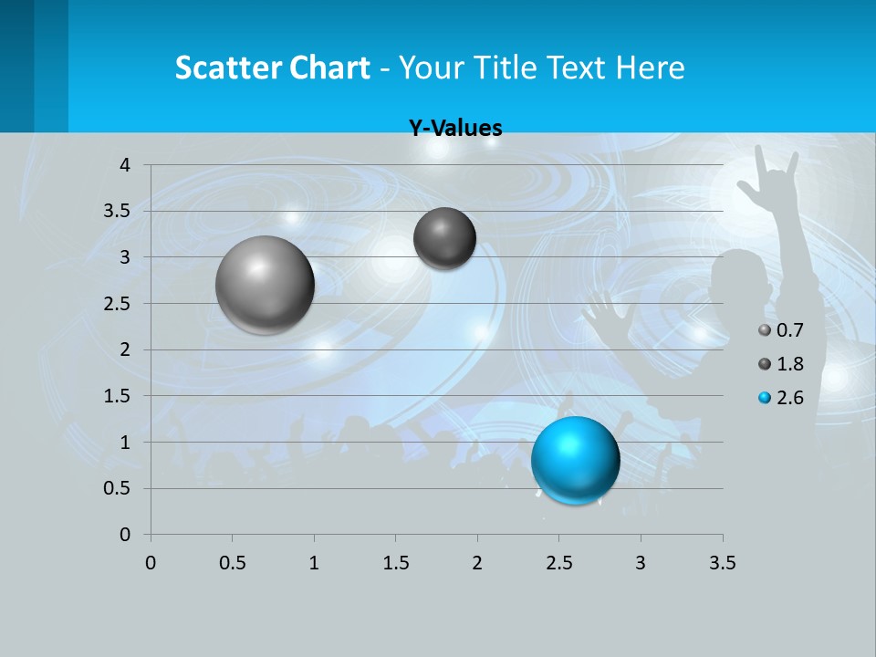 A Silhouette Of A Person At A Concert PowerPoint Template