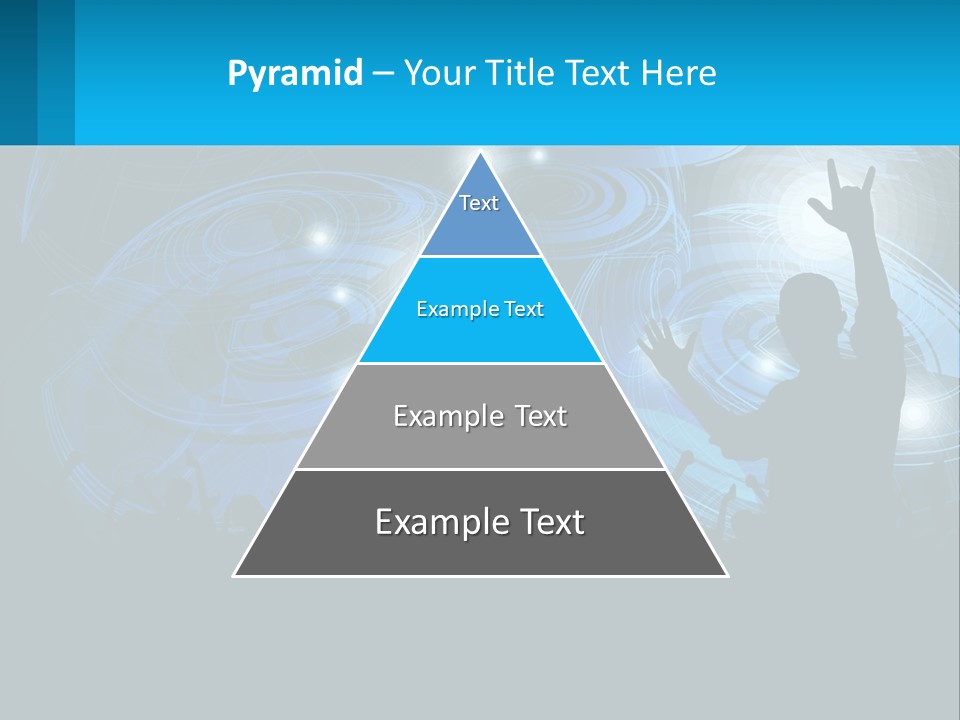 A Silhouette Of A Person At A Concert PowerPoint Template