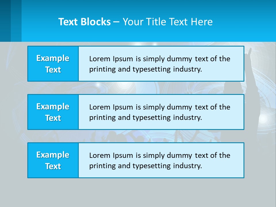 A Silhouette Of A Person At A Concert PowerPoint Template