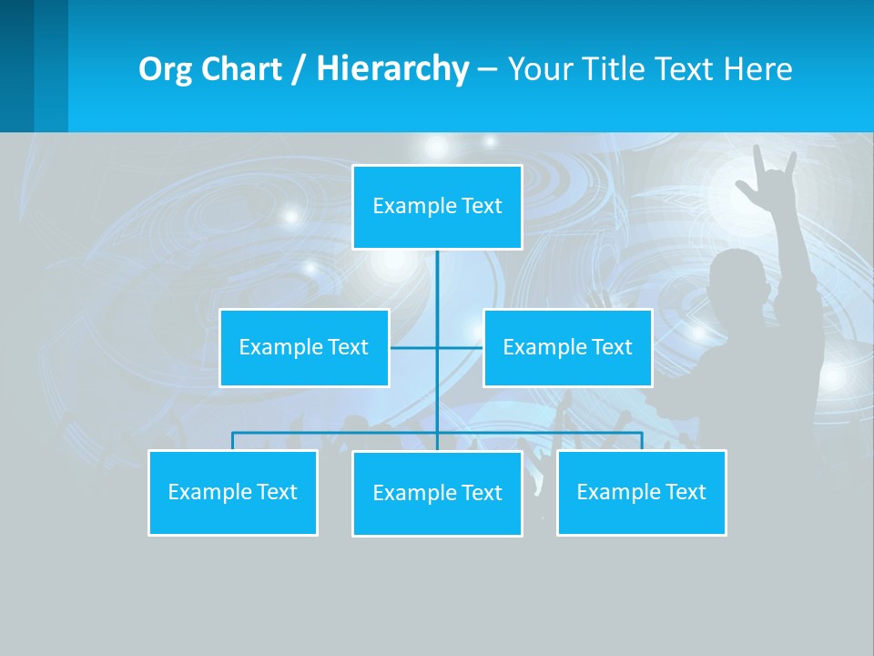 A Silhouette Of A Person At A Concert PowerPoint Template