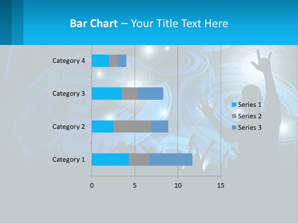 A Silhouette Of A Person At A Concert PowerPoint Template