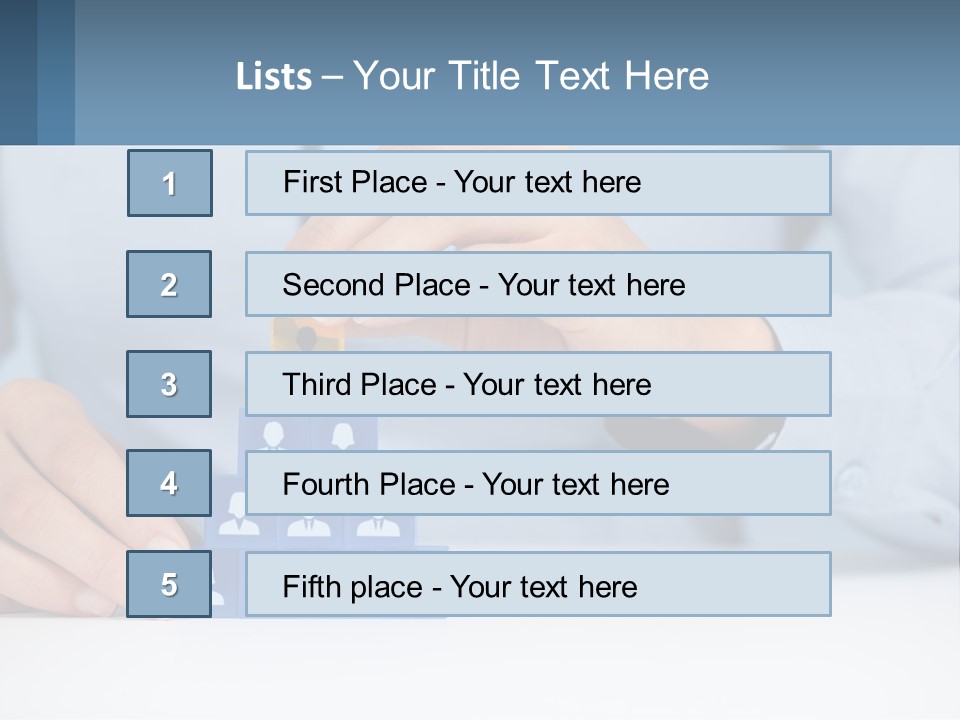 A Person Placing A Piece Of Blue Block On Top Of A Pyramid PowerPoint Template