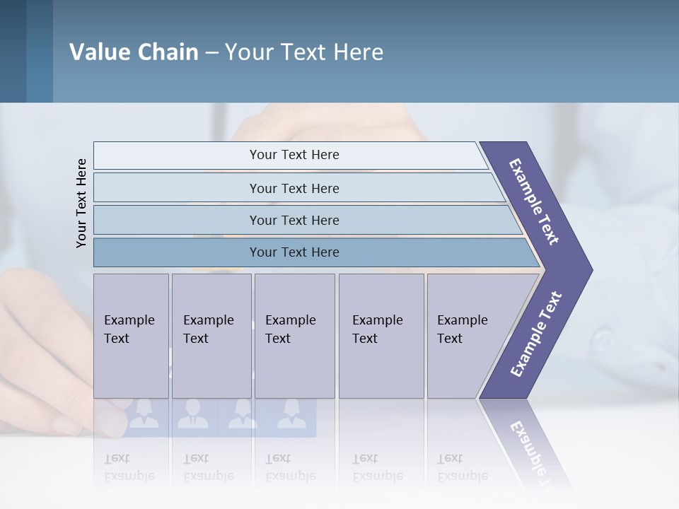 A Person Placing A Piece Of Blue Block On Top Of A Pyramid PowerPoint Template