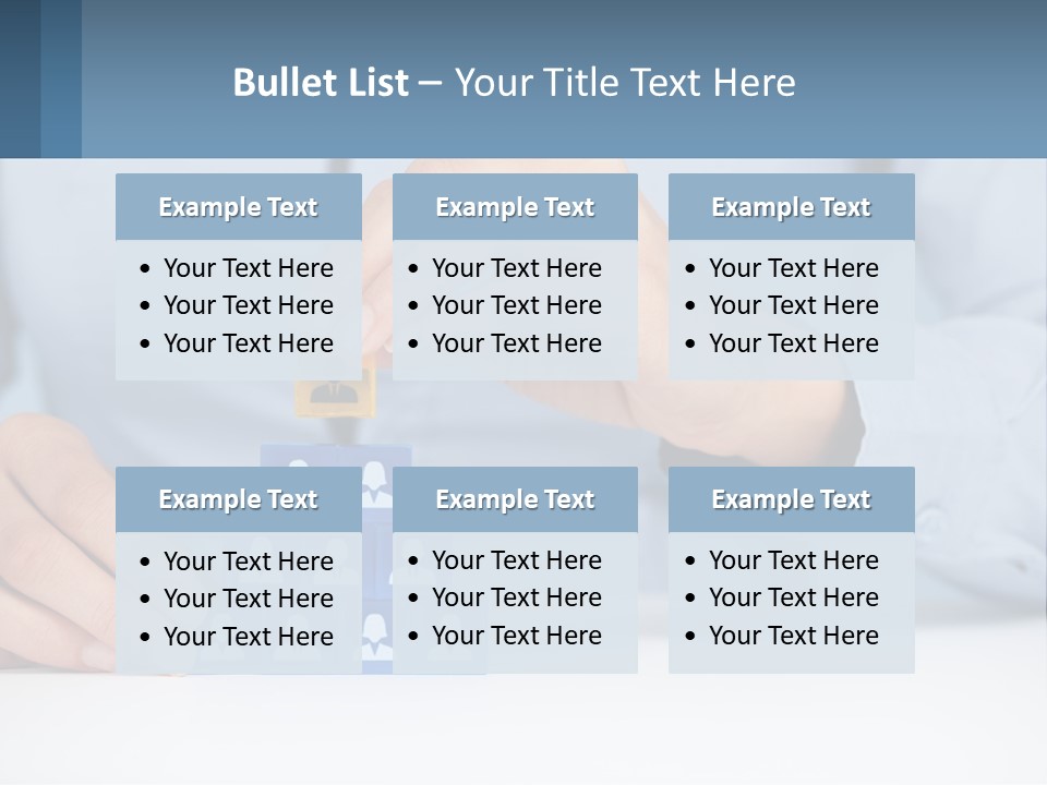 A Person Placing A Piece Of Blue Block On Top Of A Pyramid PowerPoint Template
