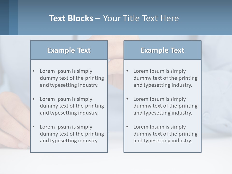 A Person Placing A Piece Of Blue Block On Top Of A Pyramid PowerPoint Template