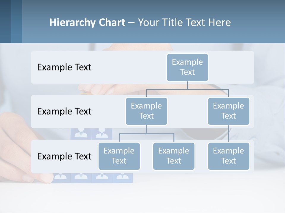 A Person Placing A Piece Of Blue Block On Top Of A Pyramid PowerPoint Template