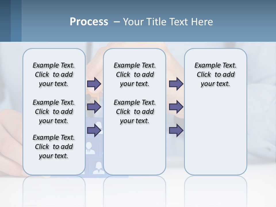 A Person Placing A Piece Of Blue Block On Top Of A Pyramid PowerPoint Template