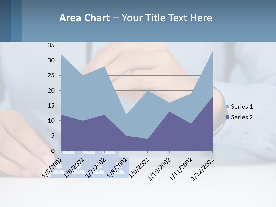 A Person Placing A Piece Of Blue Block On Top Of A Pyramid PowerPoint Template