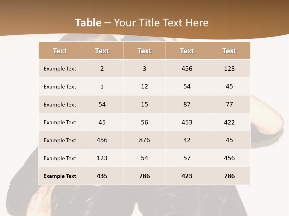 Two Beautiful Young Women Posing For A Picture PowerPoint Template