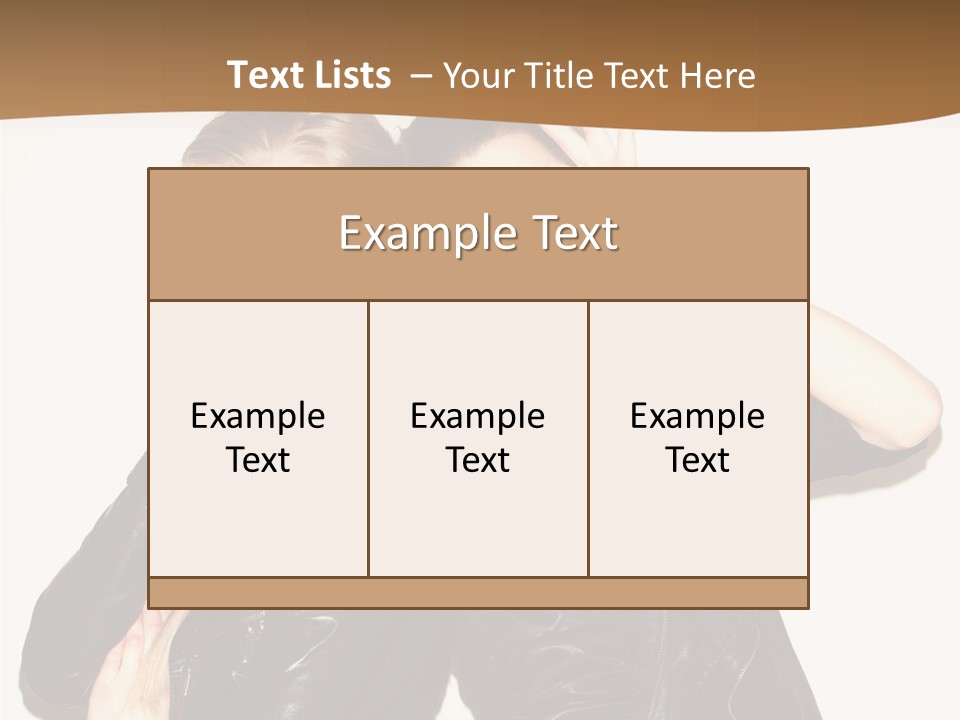 Two Beautiful Young Women Posing For A Picture PowerPoint Template