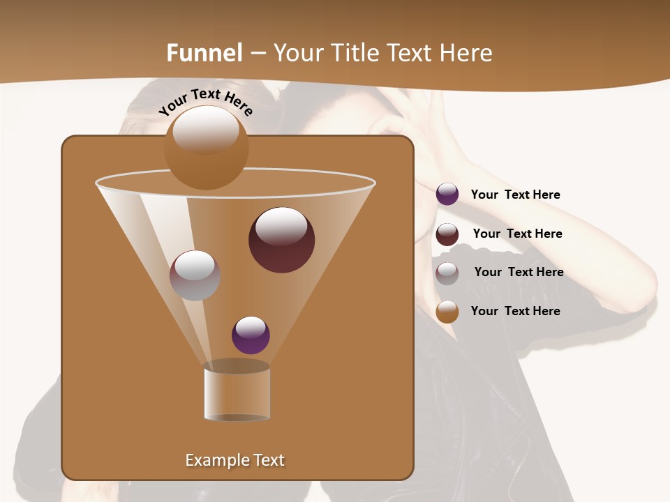 Two Beautiful Young Women Posing For A Picture PowerPoint Template