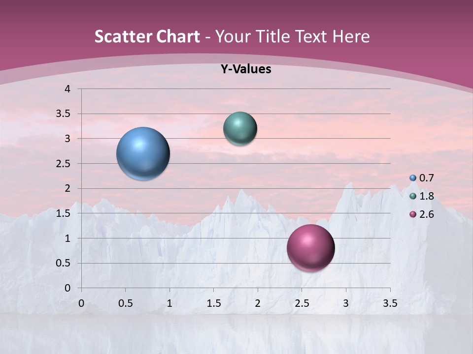 A Large Iceberg In The Middle Of A Body Of Water PowerPoint Template