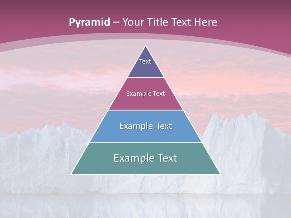 A Large Iceberg In The Middle Of A Body Of Water PowerPoint Template