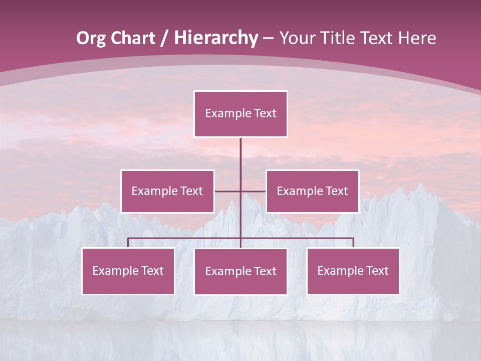 A Large Iceberg In The Middle Of A Body Of Water PowerPoint Template