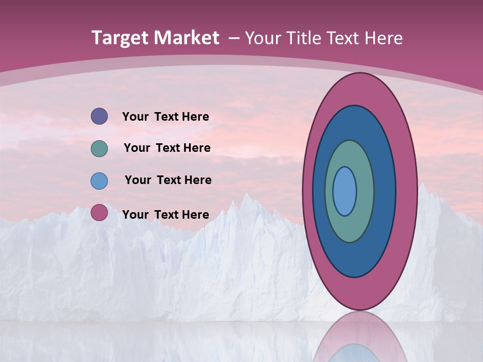 A Large Iceberg In The Middle Of A Body Of Water PowerPoint Template