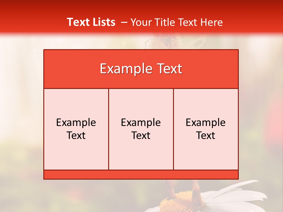 A Little Girl Standing On Top Of A Flower PowerPoint Template