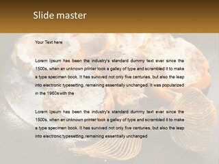 A Plate Of Pastries On A Table With Cinnamon Sticks PowerPoint Template