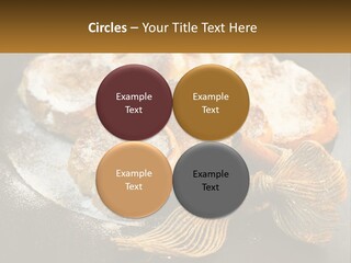 A Plate Of Pastries On A Table With Cinnamon Sticks PowerPoint Template