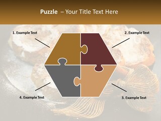 A Plate Of Pastries On A Table With Cinnamon Sticks PowerPoint Template