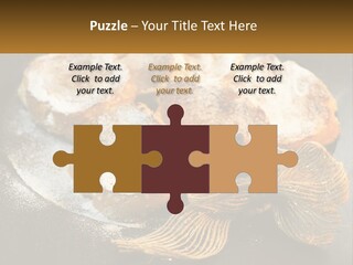 A Plate Of Pastries On A Table With Cinnamon Sticks PowerPoint Template