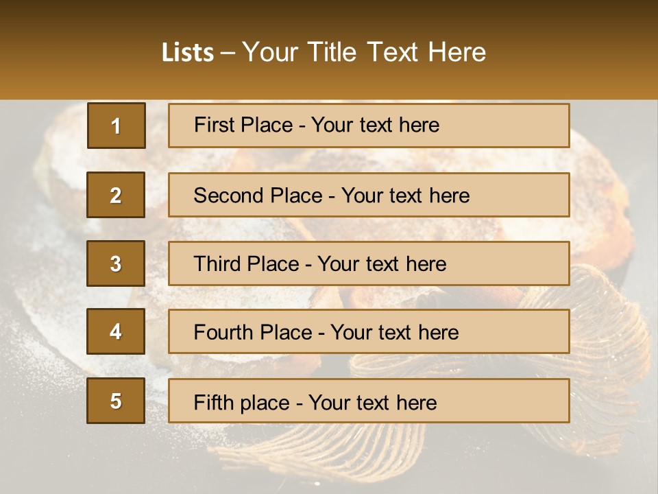 A Plate Of Pastries On A Table With Cinnamon Sticks PowerPoint Template