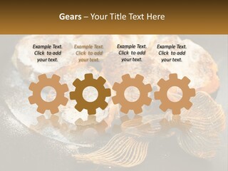 A Plate Of Pastries On A Table With Cinnamon Sticks PowerPoint Template