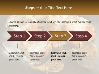 A Plate Of Pastries On A Table With Cinnamon Sticks PowerPoint Template