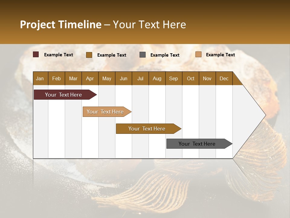 A Plate Of Pastries On A Table With Cinnamon Sticks PowerPoint Template