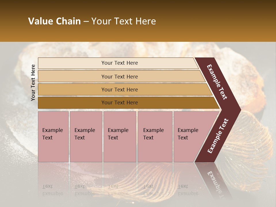 A Plate Of Pastries On A Table With Cinnamon Sticks PowerPoint Template