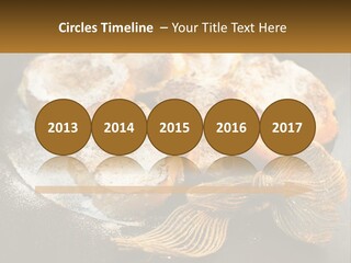 A Plate Of Pastries On A Table With Cinnamon Sticks PowerPoint Template