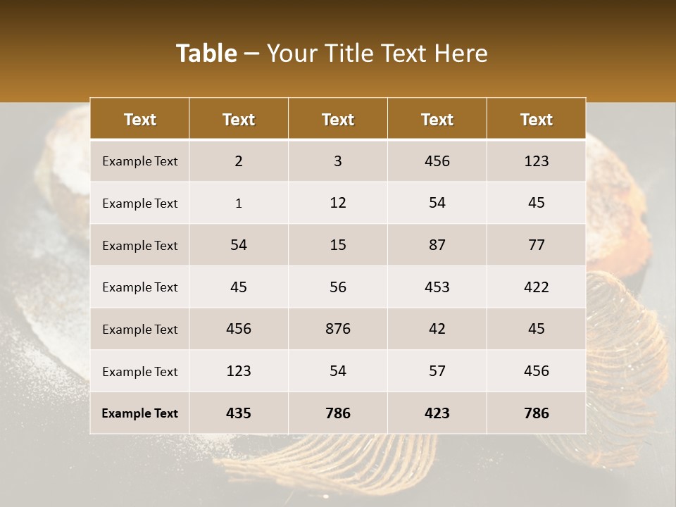 A Plate Of Pastries On A Table With Cinnamon Sticks PowerPoint Template