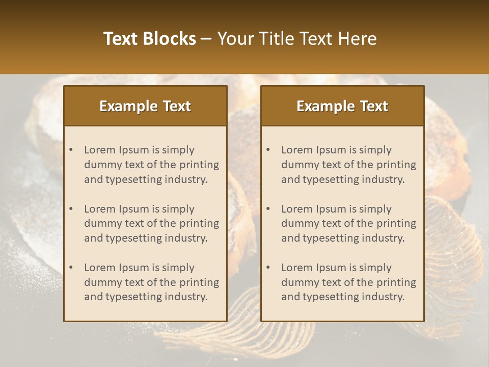 A Plate Of Pastries On A Table With Cinnamon Sticks PowerPoint Template