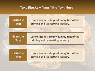 A Plate Of Pastries On A Table With Cinnamon Sticks PowerPoint Template