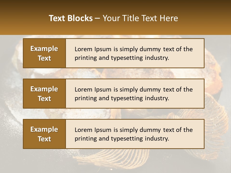 A Plate Of Pastries On A Table With Cinnamon Sticks PowerPoint Template