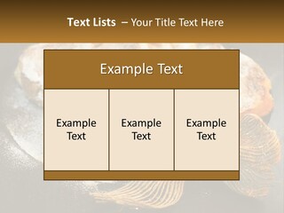 A Plate Of Pastries On A Table With Cinnamon Sticks PowerPoint Template