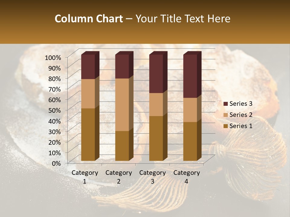 A Plate Of Pastries On A Table With Cinnamon Sticks PowerPoint Template