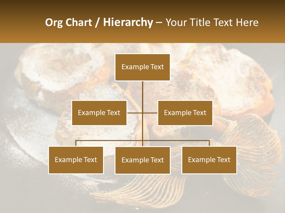 A Plate Of Pastries On A Table With Cinnamon Sticks PowerPoint Template