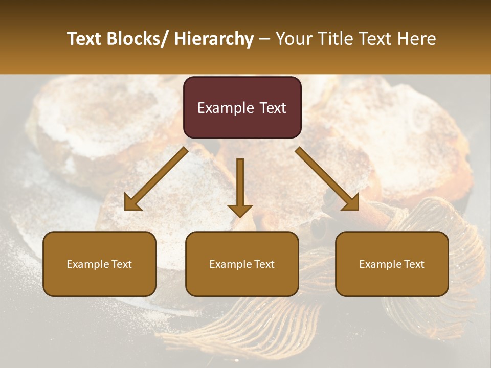A Plate Of Pastries On A Table With Cinnamon Sticks PowerPoint Template