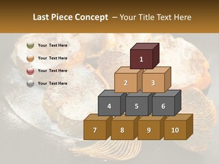 A Plate Of Pastries On A Table With Cinnamon Sticks PowerPoint Template