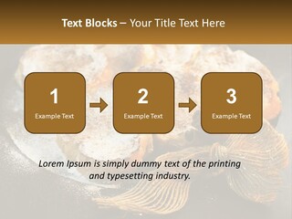 A Plate Of Pastries On A Table With Cinnamon Sticks PowerPoint Template