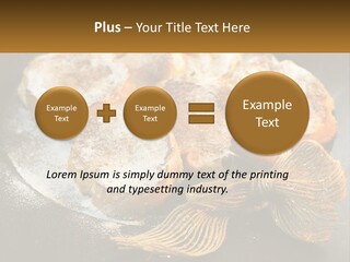 A Plate Of Pastries On A Table With Cinnamon Sticks PowerPoint Template