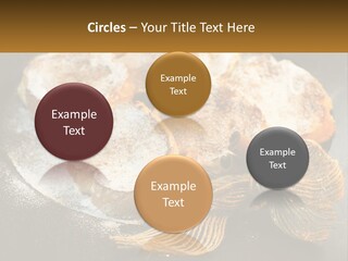 A Plate Of Pastries On A Table With Cinnamon Sticks PowerPoint Template