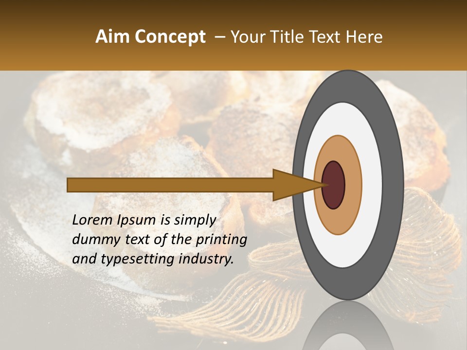 A Plate Of Pastries On A Table With Cinnamon Sticks PowerPoint Template